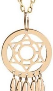 Dream cather pendant 18 yellow gold Salia Gold, Yellow Gold, No Gemstone