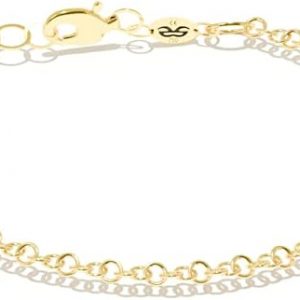 Noura 18K Yellow Gold Bracelet - Round Links 3mm 2.5g - Subtle and Timeless Elegance - Salia Gold Paris