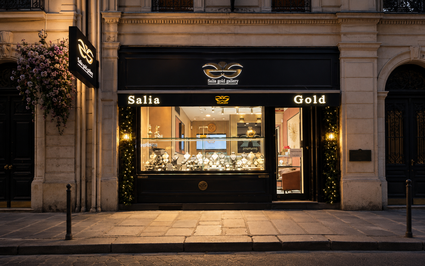 Retrouvez Salia Gold Paris en ligne ou dans notre boutique à Paris.