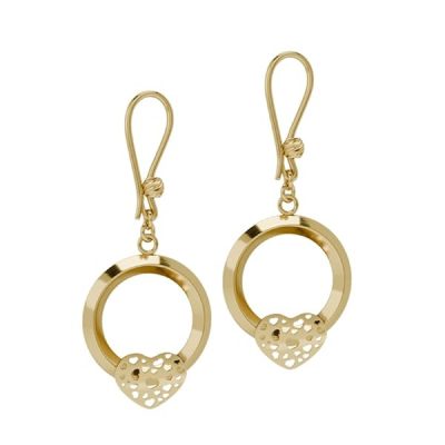 Boucles-doreilles-or-18k_187gr-Or-jaune-7501000-anneau-pendentif-coeur-ajoure-Salia-Gold-Paris-B0FS7HCCXS