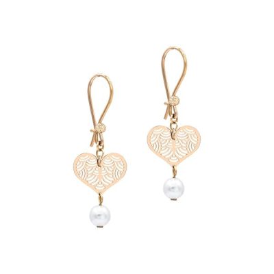 Boucles-doreilles-pendantes-coeur-perle-150gr-Or-Bijoux-femme-or-jaune-18-carats-ajoure-raffine-Cadeau-rom-B0F43QG936