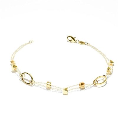 Bracelet-en-or-jaune-18-carats-Design-graine-Ovale-avec-perles-cubiques-2-gr-Or-7501000-Elegance-contemporain-B0FJYG12SK