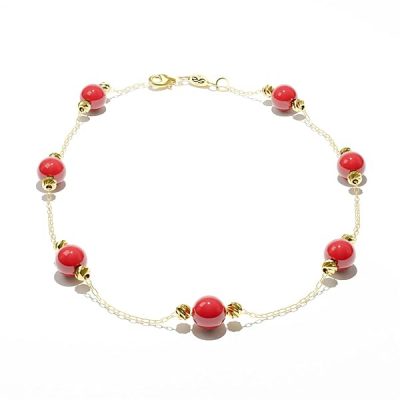 Bracelet-en-or-jaune-18-carats-avec-pierres-rouges-brillantes-Design-raffine-et-eclat-intemporel-095-gr-Or-75010-B0FKBN3DM4