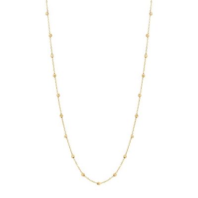 Collier-Femme-en-Or-Jaune-18-Carats-Chaine-Elegante-avec-Petites-Perles-en-or-facettee-224-gr-Or-7501000-p-B0FJSKR5N2