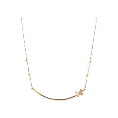 Collier-en-or-jaune-18-carats-224-gr-Or-7501000-design-en-forme-de-croissant-elegant-avec-un-papillon-pose-B0G4HHPP6H