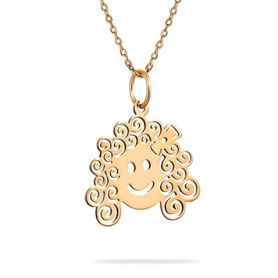 Collier-fille-or-jaune-18-carats-Pendentif-visage-boucle-joyeux-178-gr-Or-7501000_Cadeau-original-pour-enfant-B0F9TFPHM9