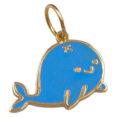 Pendentif-or-jaune-18-carats-052-gr-Or-7501000-Baleine-minimaliste-emaillee-Bleue-Details-Artistiques-Fins-B0FZLWNCMG