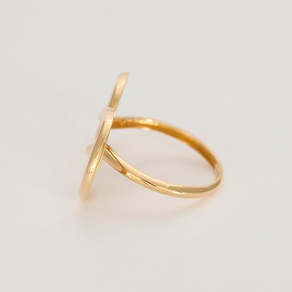 Bague – or 18 carats – 2.03 gr – design symbole infini, élégance éternelle – touche d’élégance au quotidien – Valeur refuge – Idée cadeau – poinçon 750 – Certificat d’authenticité – Salia Gold Paris - Image 8