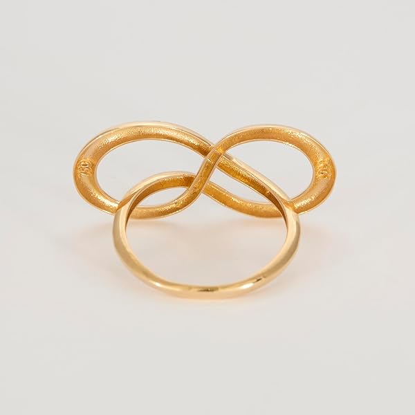 Bague – or 18 carats – 2.03 gr – design symbole infini, élégance éternelle – touche d’élégance au quotidien – Valeur refuge – Idée cadeau – poinçon 750 – Certificat d’authenticité – Salia Gold Paris - Image 10