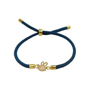 Bracelet en or jaune 18 carats – 0.28 gr Or 750/1000 – design minimaliste motif abeille – Élégance intemporelle – Salia Gold Paris