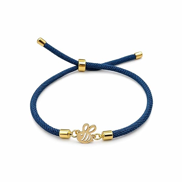 Bracelet – or 18 carats – 0.28 gr – design minimaliste motif abeille, élégance intemporelle – symbole élégant – Valeur refuge – Idée cadeau – poinçon 750 – Certificat d’authenticité – Salia Gold Paris
