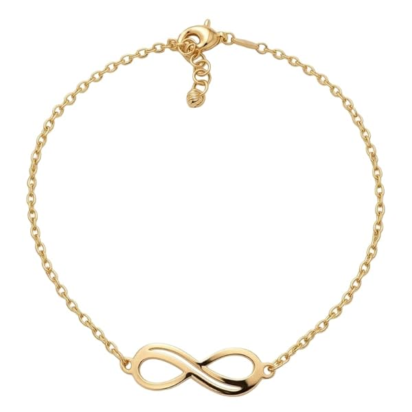 Bracelet – or 18 carats – 2.320 gr – Tres joli plaque infini élégante – Valeur refuge – Idée Cadeau – Poinçon 750 – Certificat d’authenticité – Salia Gold Paris