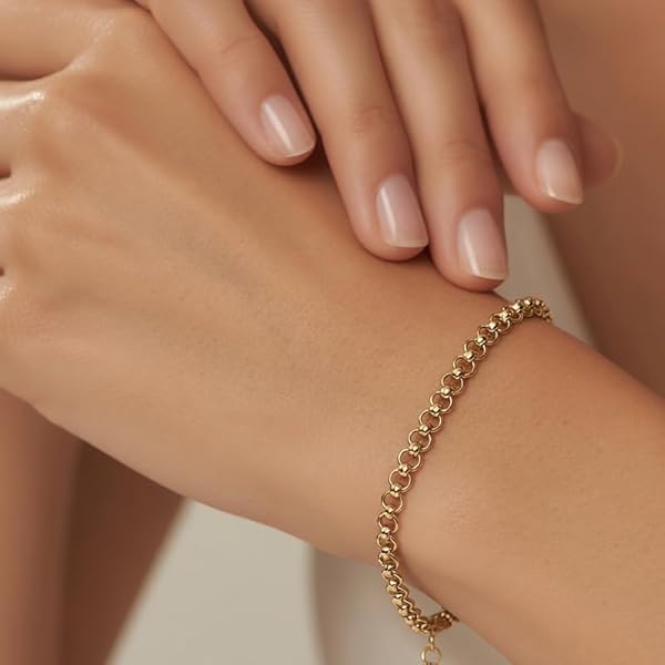 Bracelet – or 18 carats – 3.200 gr – Des sphères lumineuses facettées, délicatement disposées les unes à côte – Valeur refuge – Idée cadeau – poinçon 750 – Certificat d’authenticité – Salia Gold Paris - Image 3