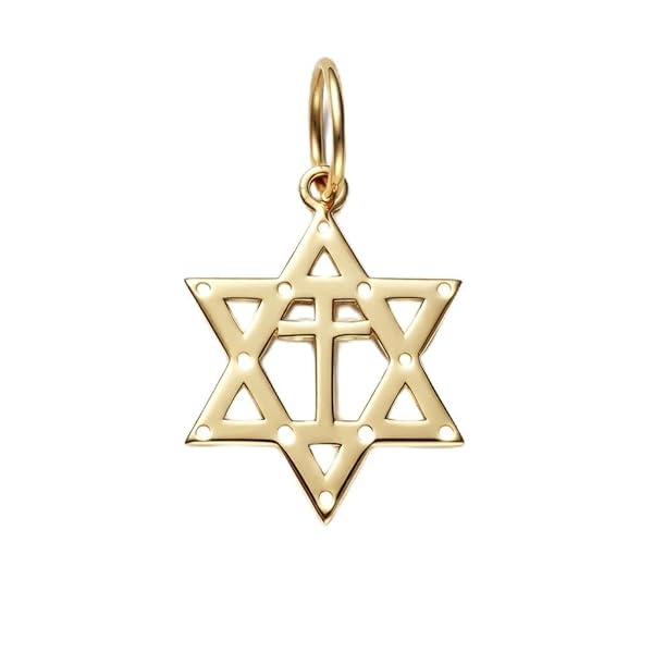Pendentif – or 18 carats – 0.23 gr – design croix centrale, bijou raffiné – symbole de foi et de protection – Valeur refuge – Idée cadeau – poinçon 750 – Certificat d’authenticité – Salia Gold Paris