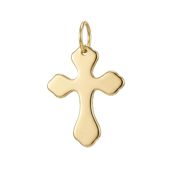 Pendentif – or 18 carats – 0.36 gr – design croix élégante, bijou artisanal – symbole de foi et de protection – Valeur refuge – Idée cadeau – poinçon 750 – Certificat d’authenticité – Salia Gold Paris