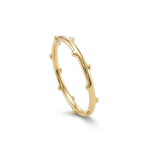 Salia Gold Paris Bague – or 18 Carats – 0.87 gr – design délicat – Valeur refuge – Idée cadeau – poinçon 750 – Certificat d’authenticité