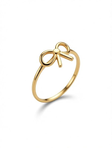 Salia Gold Paris Bague – or 18 Carats – 0.88 gr – motif nœud délicat – Valeur refuge – Idée cadeau – poinçon 750 – Certificat d’authenticité