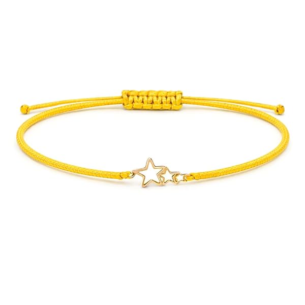 Salia Gold Paris Bracelet – or 18 Carats – 0.20 gr – design étoile – Valeur refuge – Idée cadeau – poinçon 750 – Certificat d’authenticité