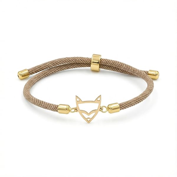 Salia Gold Paris Bracelet – or 18 Carats – 0.26 gr – motif renard élégant – Valeur refuge – Idée cadeau – poinçon 750 – Certificat d’authenticité