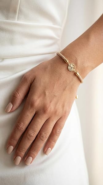 Salia Gold Paris Bracelet – or 18 Carats – 0.27 gr – design floral tressé – Valeur refuge – Idée cadeau – poinçon 750 – Certificat d’authenticité - Image 3