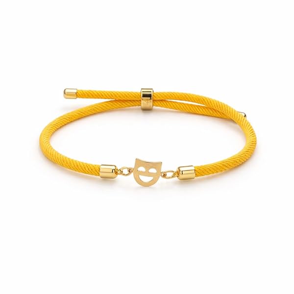Salia Gold Paris Bracelet – or 18 Carats – 0.28 gr – design masque de théâtre – Valeur refuge – Idée cadeau – poinçon 750 – Certificat d’authenticité