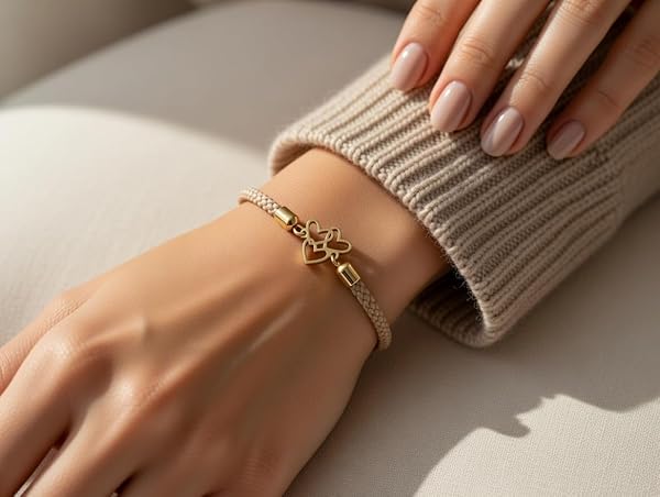 Salia Gold Paris Bracelet – or 18 Carats – 0.29 gr – Trois cœurs unis et complices – Valeur refuge – Idée cadeau – poinçon 750 – Certificat d’authenticité - Image 3
