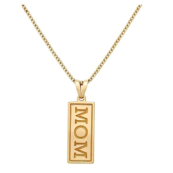 Salia Gold Paris Collier – or 18 Carats – 2.76 gr – médaille gravée MOM – Valeur refuge – Idée cadeau – poinçon 750 – Certificat d’authenticité