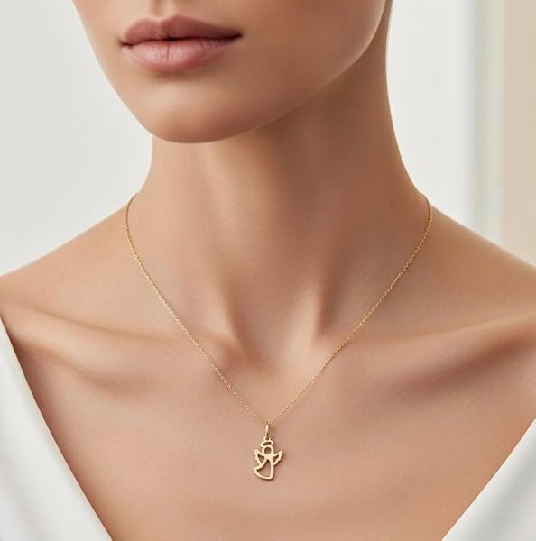 Salia Gold Paris Pendentif – or 18 Carats – 0.24 gr – Un petit ange ailé – Valeur refuge – Idée cadeau – poinçon 750 – Certificat d’authenticité - Image 3