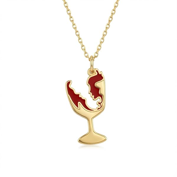Salia Gold Paris Pendentif – or 18 Carats – 1.13 gr – coupe des deux amants – Valeur refuge – Idée cadeau – poinçon 750 – Certificat d’authenticité