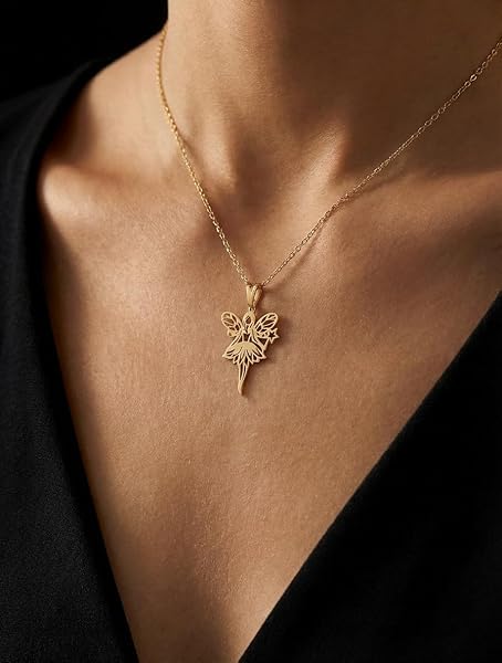 Salia Gold Paris Pendentif – or 18 Carats – 1.17 gr – fée dorée – Valeur refuge – Idée cadeau – poinçon 750 – Certificat d’authenticité - Image 3