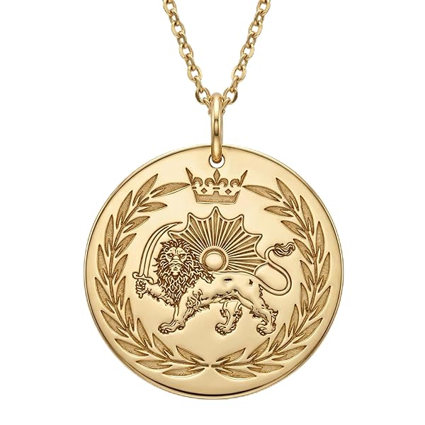 Salia Gold Paris Pendentif – or 18 Carats – 2.10 gr – lion et soleil – Valeur refuge – Idée cadeau – poinçon 750 – Certificat d’authenticité