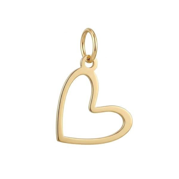 Salia Gold Paris Pendentif – or 18 carats – 0.19 gr – cœur délicat et élégant – Valeur refuge – idée cadeau – poinçon 750 – Certificat d’authenticité