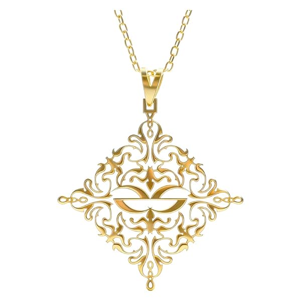 Salia Gold Paris Pendentif – or 18 carats – 1.62 gr – Logo décoré de Salia Gold – Valeur refuge – Idée cadeau – poinçon 750 – Certificat d’authenticité